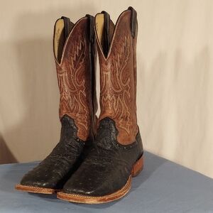 Cavenders Black and Brown Western Boots